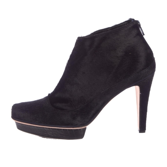 Designer Herve leger ponyhair ankle boots - Picture 5 of 5